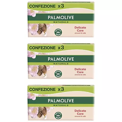 Palmolive Delicate Care Soap With Almond Milk 90G X 9 • £7.99
