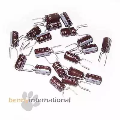 20x 4.7uF 50V 105°C ELECTROLYTIC CAPACITORS Radial Nichicon Low Impedance • $4.48