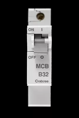 Crabtree 32 Amp Curve B M6 Mcb Circuit Breaker Starbreaker • £8.99