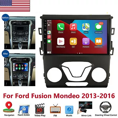 For Ford Fusion Mondeo 2013-2016 Android 11 Carplay Car Radio Stereo GPS Wifi 9  • $149.64