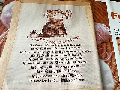 Margaret Sherry Feline Frolics Cat Poem Design  Cross Stitch Chart Only / 160 • £0.99