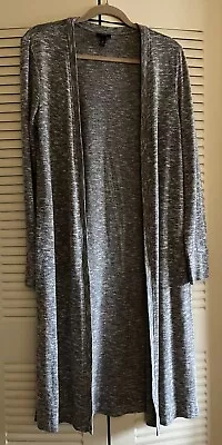 Mossimo Gray Open Front Cardigan Womens M/M Sweater Lightweight Knit Duster • $9.99