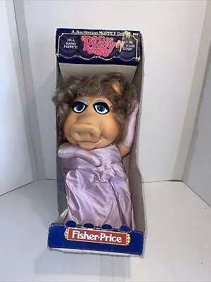 Fisher Price Miss Piggy Hand Puppet #855 Jim Henson Muppet Doll 1978 Not Played • $50