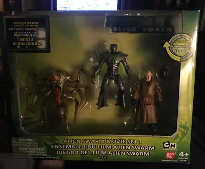 Ben 10 Alien Swarm Movie Set 1 ALIEN QUEEN~ NANOMECH~ VALIDUS~ 3 Figures • $16