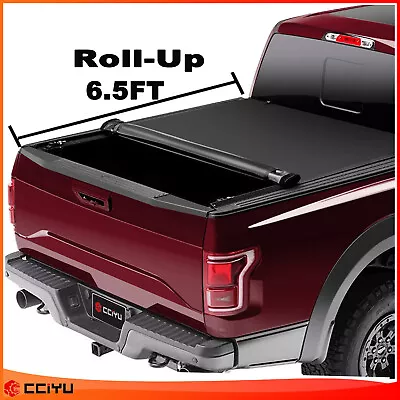 Tonneau Cover Truck Bed 6.5FT For 09-14 Ford F150 Soft Roll-Up Retractable • $133.60