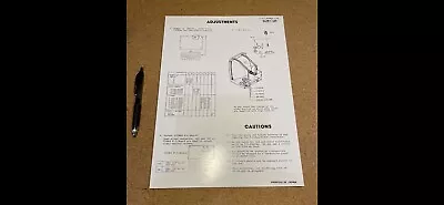 Nintendo Donkey Kong Junior  Upright DJR1-UP Back Door Sheet Arcade Jr • $22