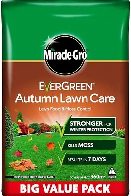 Miracle-Gro Autumn Lawn Care Lawn Food & Moss Control 360 M2 • £24.95