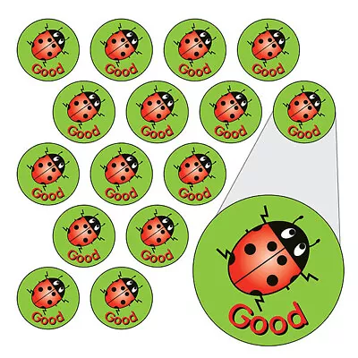 980 Good Ladybird Diddi Dot Mini School Children Reward Stickers 10mm • £7.98