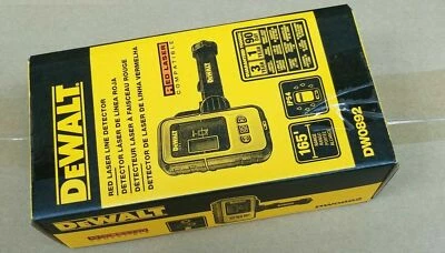 $66 • Buy DEWALT DW0892 DE0892 RED LASER Digital Line Detector + Detector Clamp, Red Laser