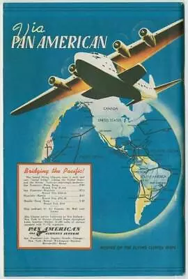 Vintage Pan Am Airlines Reproduction Framing Print Advertising 17x12 • $16.95