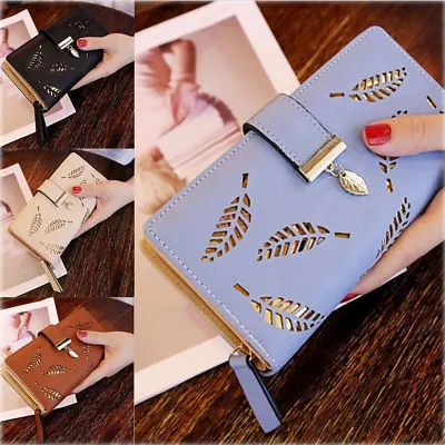 Women Wallet Clutch Leather Long Card Holder Phone Bags  Case Purse Lady Handbag • $13.99