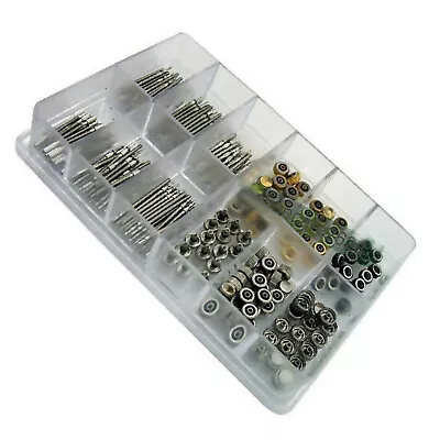 1 Set Watch Stem Watch Crown Parts Box Set Assortment Quartz Watches Parts K • £12.84