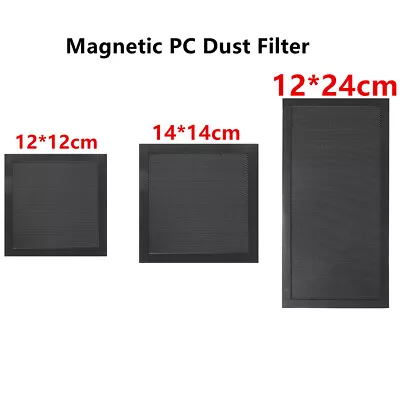 12-24cm Computer PC Magnetic Antidust Cooling Fan Dust Filter Case Net Cover F • $3.19