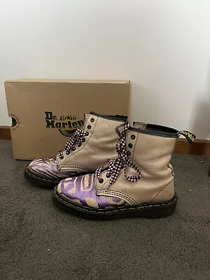 Dr Marten Vintage 1460 Boots - OOAK Design Size 5UK / 7US / 38 Made In England • $120