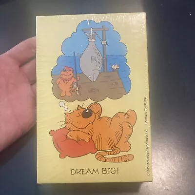 Vintage 1983 Heathcliff “Dream Big” Puzzle 7x10.5” Sealed • $19.95