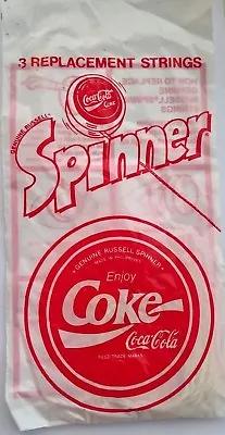 Vintage Coca Cola Russell Spinner Yoyo Strings Genuine Brand New Pack Of 3 Coke • £11.97