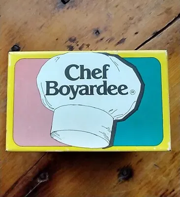 Vintage Chef Boyardee Recipe Tin/Recipe Box © American Home Foods Very Good • $19.99