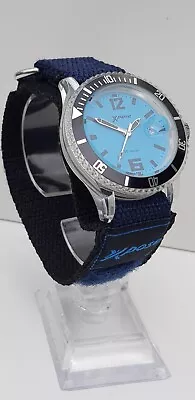 Sekonda Expose Blue Mens Plastic Surf Style Watch New Old Stock. Working 43mm • £25