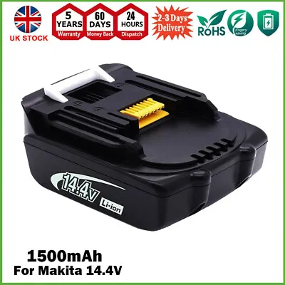 Makita Battery 14.4V 1.5Ah BL1460 BL1440 BL1450 BL1415 194066-1 194065-3 LXT LED • £21.90