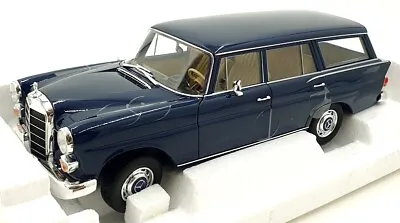 Norev 1/18 Scale Diecast 183599 - Mercedes-Benz 200 Universal 1966 - Dark Blue • $184.99