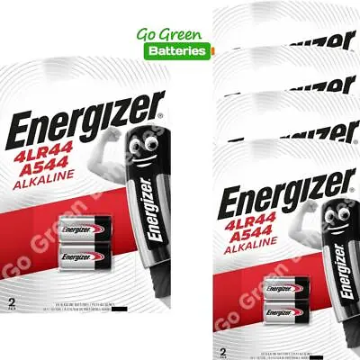 10x Energizer 4LR44 6V Alkaline Battery A544 3131 PX28A • £11.95