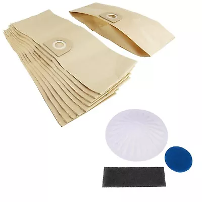 £8.39 • Buy 10 X Vacuum Cleaner Dust Bags & Filter Set For Vax 2000 4000 5000 & 6000 Series