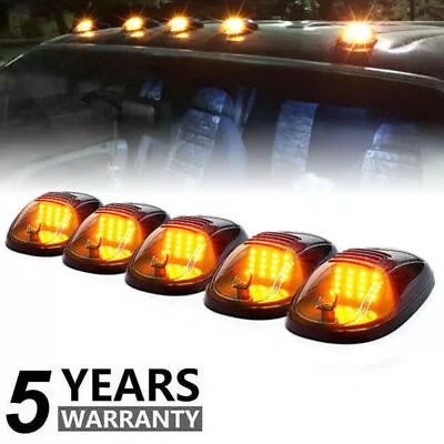 $26.89 • Buy 5x Smoked Lens Roof Top Cab Amber Running Lights DRL LED For Dodge RAM 1500 2500