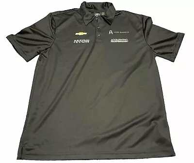 Marwin Sports  Men’s L Polo Shirt Arrow McLaren SP Black Indy Car Racing • $16.99