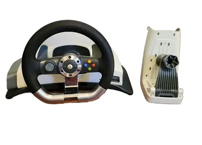 $20.90 • Buy Microsoft 360 Wireless Racing Steering Wheel W Force Feedback & Table Mount 