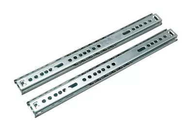 Ball Bearing Cabinet 27mm Grooved Drawer Runners From 182 To 500 Mm Fit Mfi Ikea • £2.39