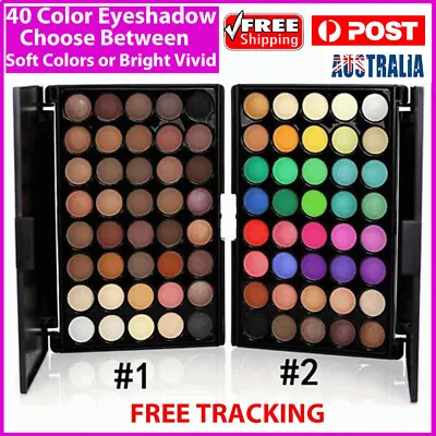 $13.35 • Buy 40 Colours Eyeshadow Eye Shadow Palette Makeup Kit Set Professional Make-Up Box~
