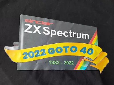 Sinclair ZX Spectrum - Spectrum40 SOLS T-Shirt 40th Anniversary Limited Edition • £10