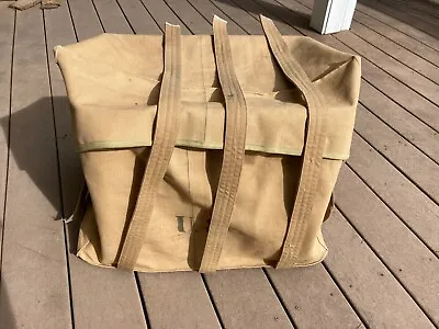 WW1 US Army Military DEPLOYMENT BAG 1918 BOSTON DEPOT VINTAGE CANVAS DUFFLE • $229.99