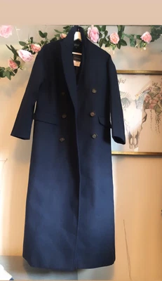 £45 • Buy BNWT Navy Blue Topshop Coat  Jacket Uk 10 Next Double New Boden