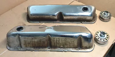 Aftermarket 1965 1966 Ford Mustang & Other 8-Cylinder 289 302 Valve Cover (Pair) • $31.52