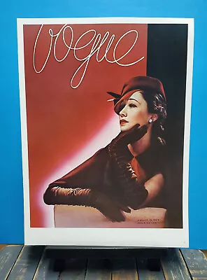 Wall Art Fashion Vintage Vogue Magazine Toto Koopman Cover Poster Art Print • $31.09