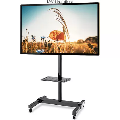 Mobile TV Stand For 32 37 43 47 50 55 60 65 70 Inch LCDLED Flat Screen TVs • $85.99