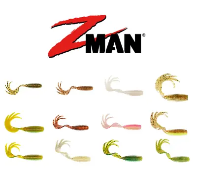 Brand New - Zman ST GrubZ 2.5  Soft Plastic Fishing Lure - Choose Colour • $12.95