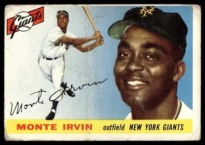 1955 Topps #100 Monte Irvin • $16.95