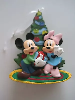 Disney Mickey Mouse Minnie Mouse Rubber Christmas Tree Ornament • $14.97