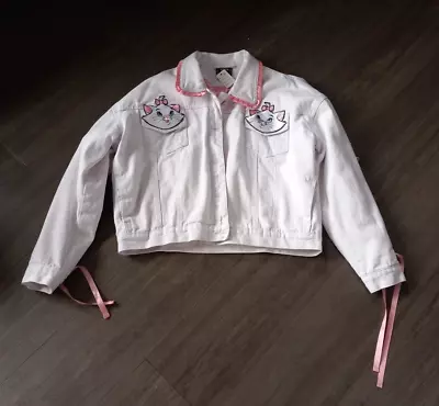 Aristocrats Lazy Oaf White And Pink Denim Jacket M/L New With Tags • £50