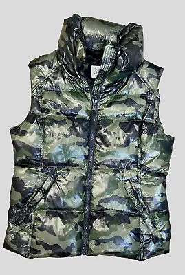 S13 New York Green Camo Women's Puffer Vest Size XL • $45