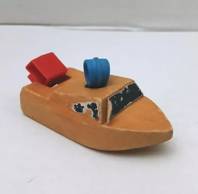 Vintage Mattel Camp Putt Putt Speedway Boat 1973 Korea Wood & Plastic • $5.90