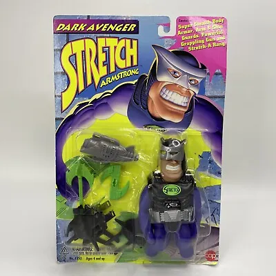 Vintage Dark Avenger Stretch Armstrong 1995 Cap Toys Action Figure NEW SEALED • $49.99