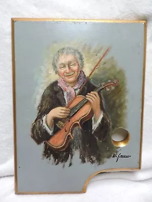 Original Oil Painting By G Di Gennaro Violin Player Portrait • $54.99