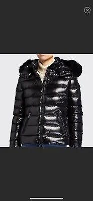 NWT Moncler Badyfur Down Coat- Size 0 • $1650