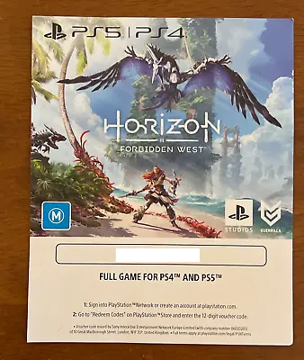 $35 • Buy Horizon Forbidden West - PS4 / PS5 (Digital Code)