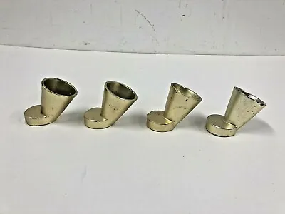 Vintage Table Legs 4 Stool Feet Set Lot MID CENTURY MODERN Side Foot Set Gold • $19.99