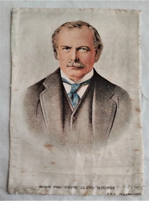 £5.99 • Buy BDV Cigarettes Silk Printed Portrait Of Rt Hon D Lloyd George C1916