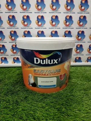 £49.99 • Buy Dulux Easycare Washable & Tough Matt Emulsion Paint Pure Brilliant White 10L M